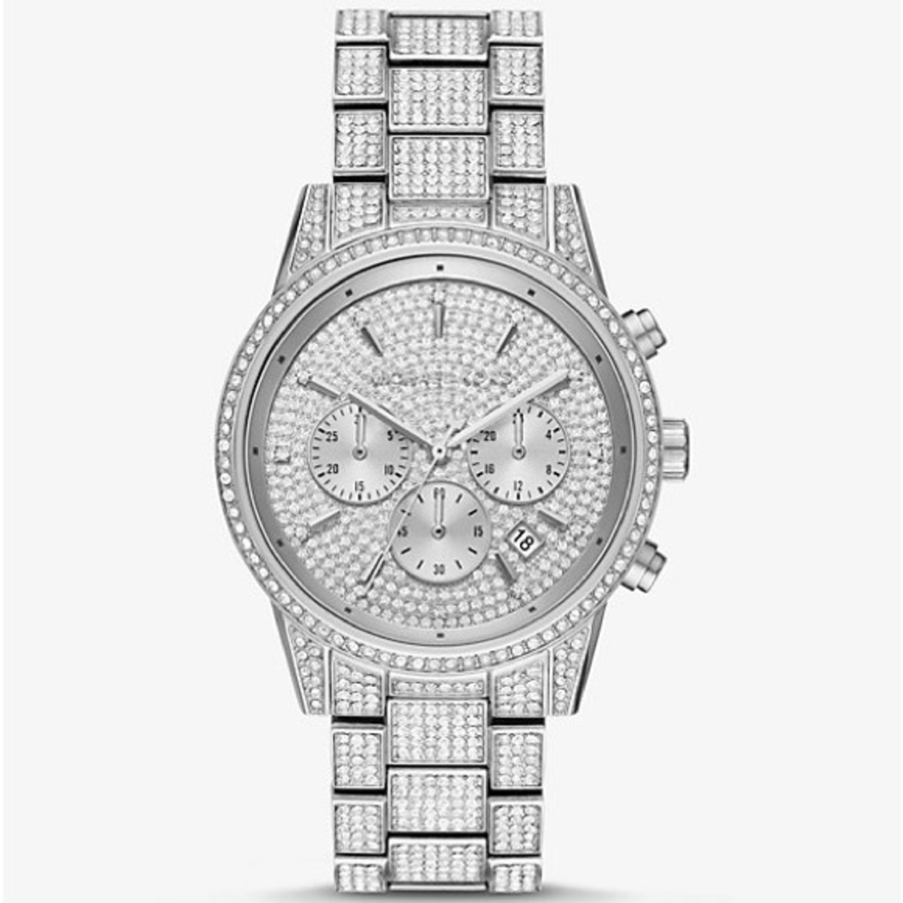 Michael Kors Ritz Pavé Stainless Steel Watch